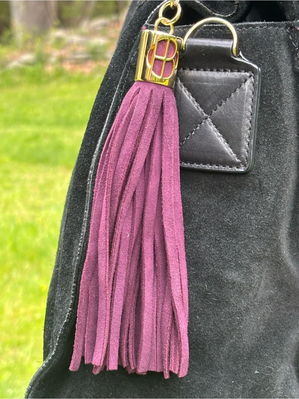Henri Bendel Suede Leather Shoulder Bag - Picture 5 of 17